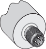 Picture of Magnetandur, MME, M12, Sn=0...70mm, PNP, NO, M12 4-pin, SICK